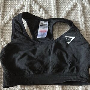 Gymshark Black Racerback Sports Bra Intimates